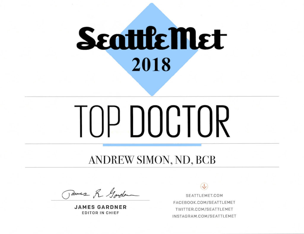 Seattle Top Doctor 2018